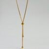 Sphere Lariat Necklace