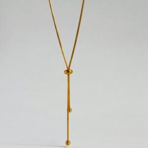 Sphere Lariat Necklace
