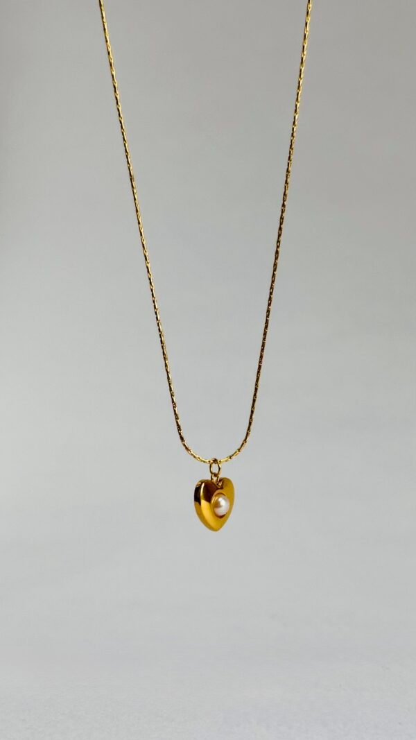 Pearl Heart Necklace