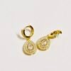 Glimmering Teardrop Earring