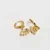 Fluted Prism Earring