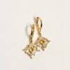 Geometric Halo Earring